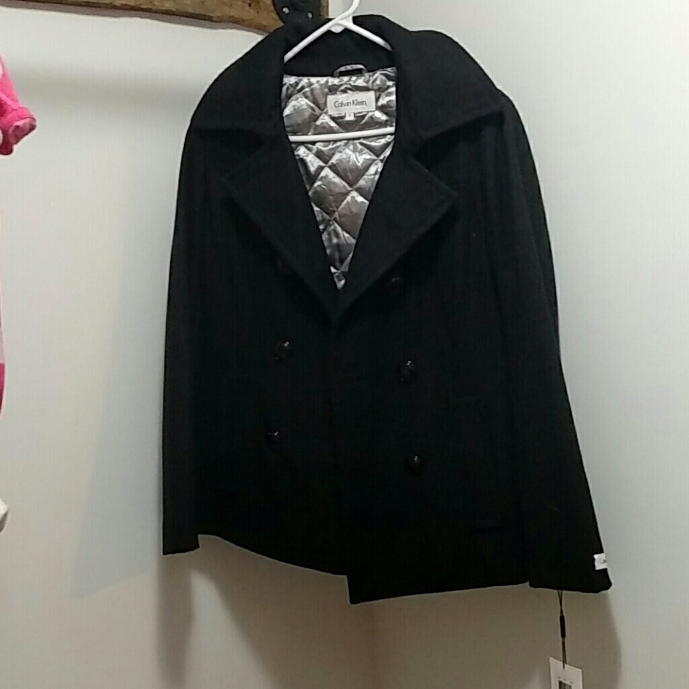 Calvin Klein Pea Coat with hood